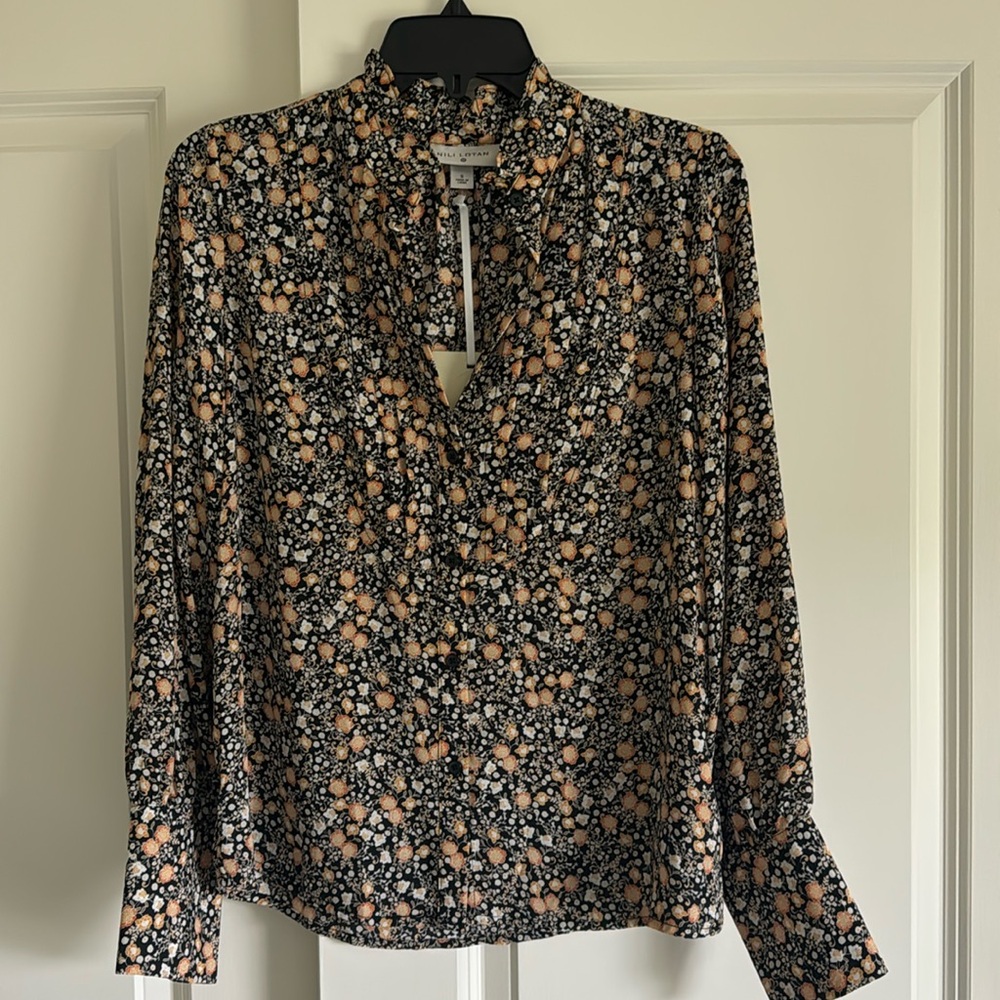 BNWT Nili Lotan Liberty Floral Blouse